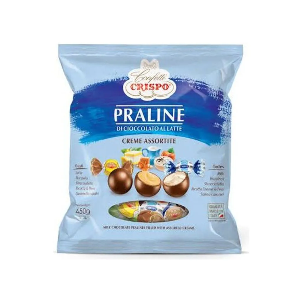 CRISPO PRALINE CREME ASSORTITE GR 450